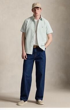 Ralph Lauren Light Green Classic Fit Oxford Shirt-Size XL